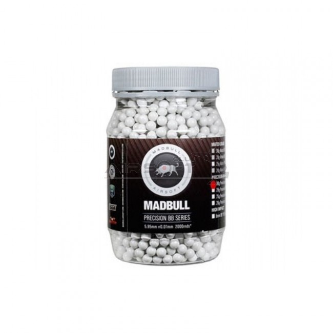 Cumpara replica airsoft Bile MadBull 0.36g 2000buc